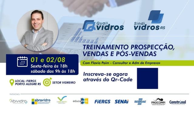 Sindividros-RS oferece treinamento comercial gratuito