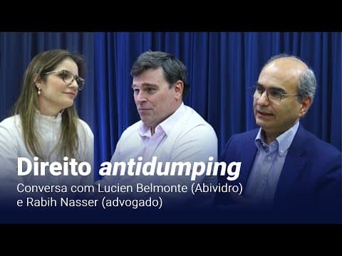 Thumbnail do episódio: VidroCast #25 | Nova abertura de investigação antidumping