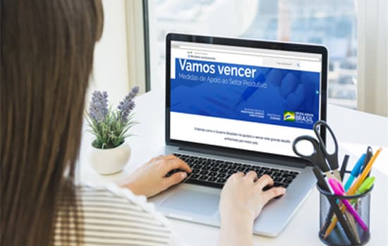 Governo cria página com lista de medidas de auxílio ao setor produtivo