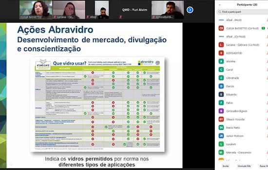 Abravidro e Cebrace participam de palestra online da Afeal