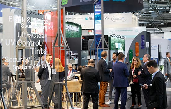 Estandes trazem soluções sustentáveis na Glasstec 2022