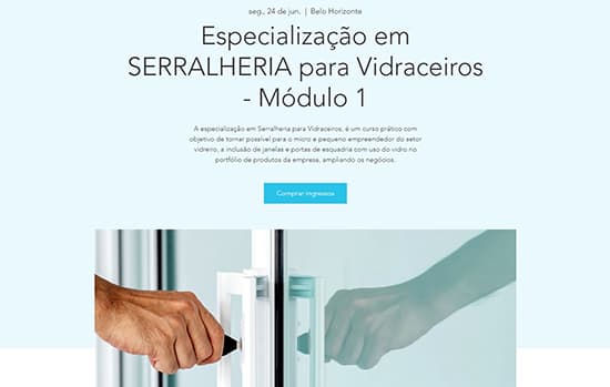 Simvidro-MG anuncia cursos para segundo trimestre