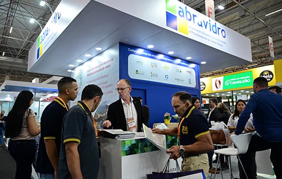 Estande da Abravidro terá várias atrações na Glass 2024
