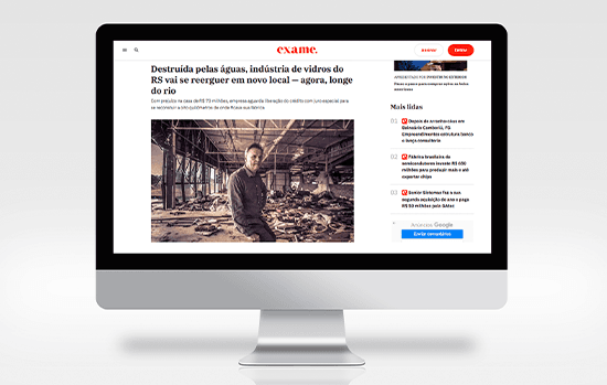 Luta da Lajeadense Vidros é contada em reportagem da Exame
