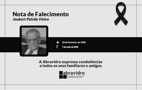 Morre Joubert Vieira, consultor para vidros de segurança