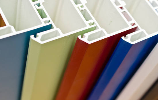 Colorized profile systems for windows and doors manufacturing